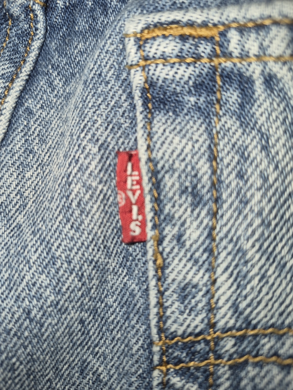 Levi's With The Big E Womens  Light Blue Denim Jeans - Classic Fit